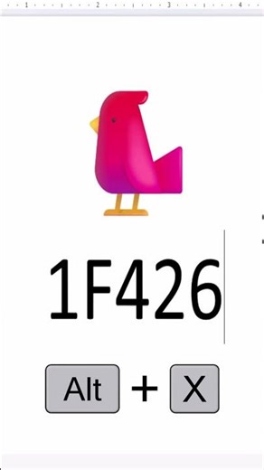 Birds 🐦 Ms Word Symbol Shortcut Key #shorts #computer