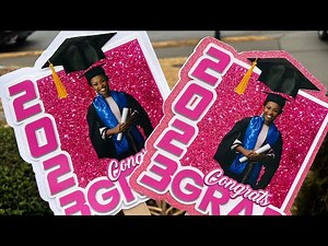 Graduation Fan in Cricut