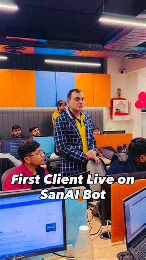 Super proud to share that our first AI IVR Bot client onboard on SanAI 🚀 , very well done our whole SAN AI Team 👏👏👏. . . . . #motivational #achivement #artificialintelligence #sanai #sansoftwares #softwarecompany #teamappreciation #employeeappreciation #office #officeoffice #gurgaon #gurgaonblogger | SAN Softwares Pvt Ltd
