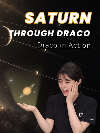 Draco astrophotography: capturing Saturn and its rings