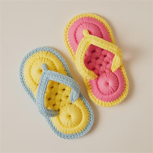 Handmade Crochet Flip-flop Kitchen Scrubbies - Set of 2 Eco-friendly Dish Scrubbers - Etsy