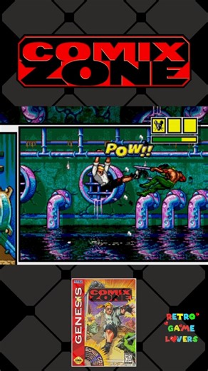 Comix Zone! 👊 #retrogaming