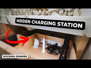 Upgraded Bathroom With Hidden Charging Station: Installing a Docking Drawer Outlet