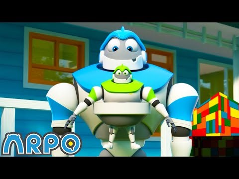 🤖Arpo's Wackiest Inventions!🧪 | Arpo | Moonbug Kids - Space Cartoons for Kids