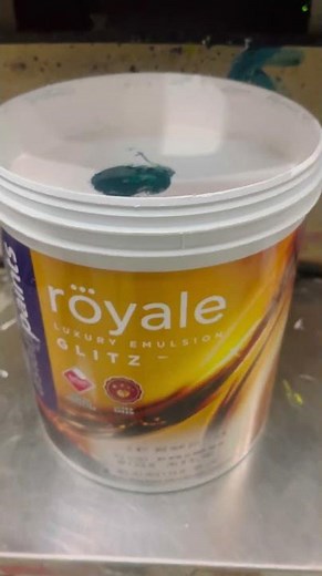 #Asian Paints ROYALE GLITZ 4 Litre MINT CRUSH (Code - 7547) #Mixing