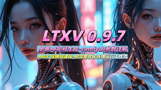 🔥超快速高质量AI视频生成！LTX Video 130亿参数模型 In ComfyUI 全参数讲解！