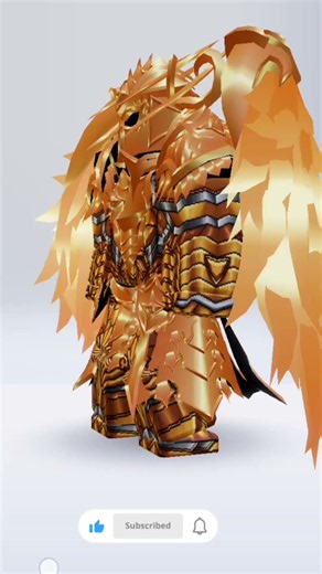 Roblox Golden Warrior Avatar Outfit Upgrade! ✨⚔️ #roblox #shorts