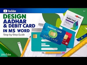 Create Your Own Aadhaar Card & Debit Card in MS Word | Easy Step-by-Step Guide #msword #aadharcard