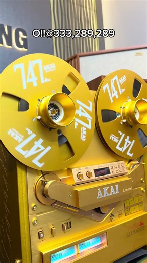 Akai GX-747 dbx là đầu băng cối 4 track, 2 kênh, auto-reverse huyền thoại của Nhật Bản :0333289289