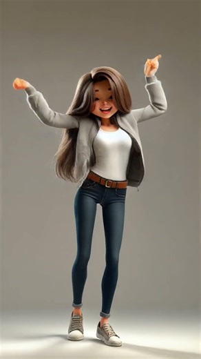 Stunning 3D K-Pop Dance Animation! ✨ Virtual Idol