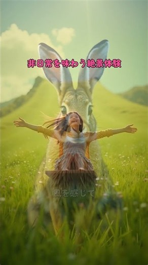 ジブリの世界！？モンゴル草原の絶景スライダー体験