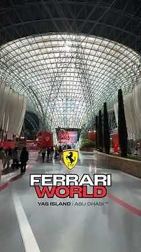 I went to FERRARI WORLD ABU DHABI 🎢🏎️