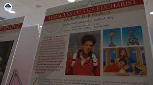 3.9K views · 217 reactions | International Eucharistic Miracle Exhibition by Blessed Carlo Acutis prganised by the Life in the Eucharist team. This fascinating and thought provoking exhibition is on in Glasgow in the next few days! Be Sure to get there and see it for yourself! | Sancta Familia | Facebook