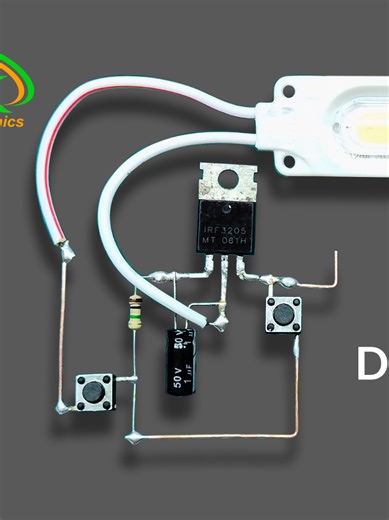 Make a Awesome LED Dimmer Circuit #diyelectronics #electricalenginnering #rkelectronicskarachi