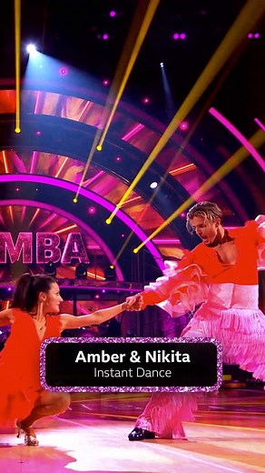 Amber Davies and Nikita Kuzmin Perform Samba Dance
