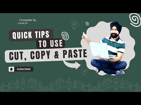 Cut copy and paste by different ways in MS Word || Quick Tips To Use Cut, Copy & Paste ||