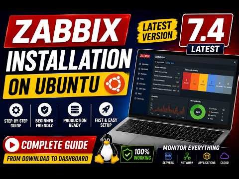 Zabbix Installation on Ubuntu | Step by Step | Latest NMS | Zabbix | Open-Source