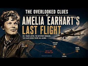 The Untold Evidence Behind Amelia Earhart’s Last Flight Amelia Earhart disappearance Amelia