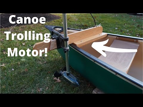 Canoe Trolling Motor Mount