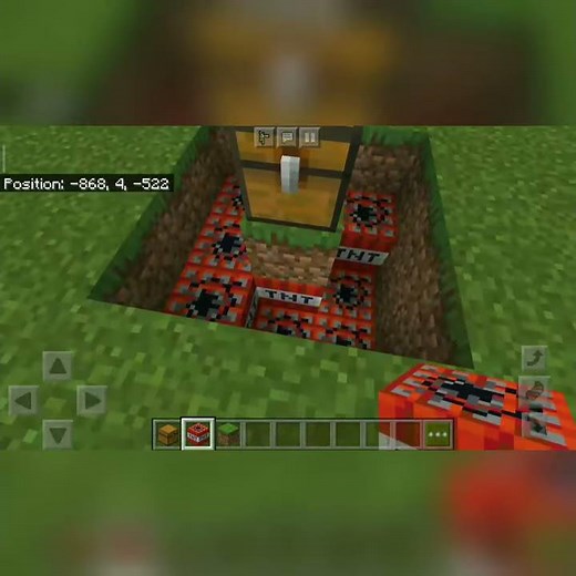 TNT Chest Troll Trap for Friends in Minecraft PE 1.16 || Gaming With HunTer