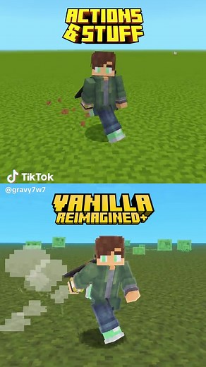 Vanilla Reimagined vs Actions&Stuff: Minecraft Mod Comparison