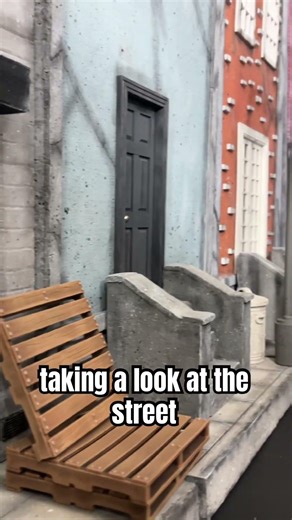 1:12 TMNT action figure street diorama #tmnt #actionfigures #dios #diorama #neca #mezco #nyc