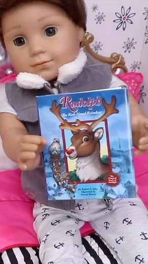 Christmas Bedtime Story for Twin Baby Dolls