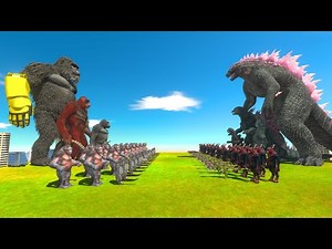 Team Evolution Godzilla vs Team Evolution Kong + Skar King - ARBS