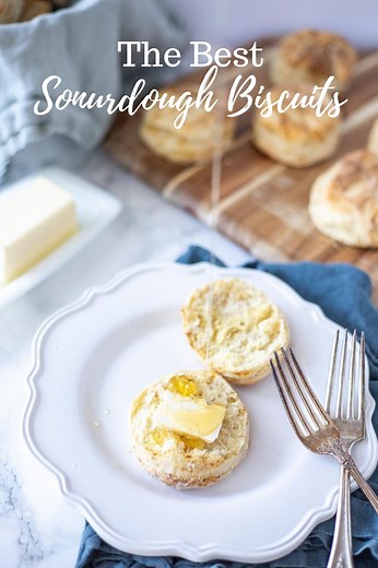 The Best Sourdough Biscuits