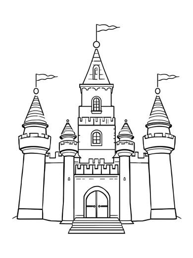 12 Princess Coloring Pages for Children - Etsy