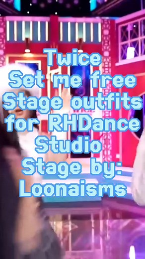 Set Me Free Twice Stages Outfits for RH Dance Studio and Avatar Catalog Creator