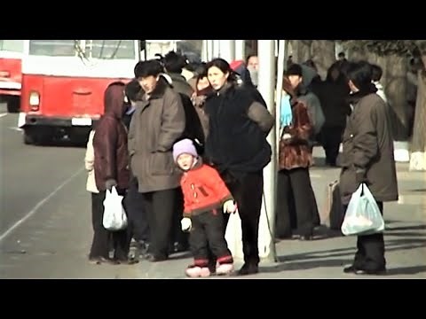 NorthKorea:Trolley City line-Pyongyang 北朝鮮 トロリーバス(平壌の世界452)