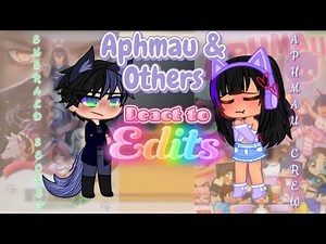 APHMAU Crew + Aphmau EMERALD SECRET react to edits! | Gacha Club reaction | Cotton Candy Cat| not og