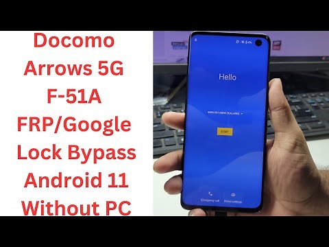Docomo Arrows 5G F-51A FRP/Google Lock Bypass Android 11 Without PC | Arrows 5G F-51A FRP Bypass