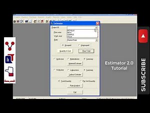 Preparing Estimates Estimator 2.0|How to prepare a building |Estimator 2.0 Lesson 13