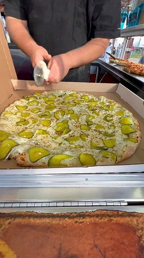 505K views · 1.8K reactions | Pickle Pizza  勒 #pizza #pickle | Foody Fetish | Facebook