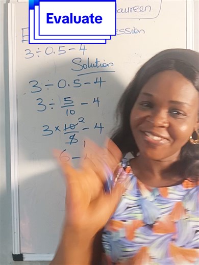 Evaluating Simple Expressions in Mathematics