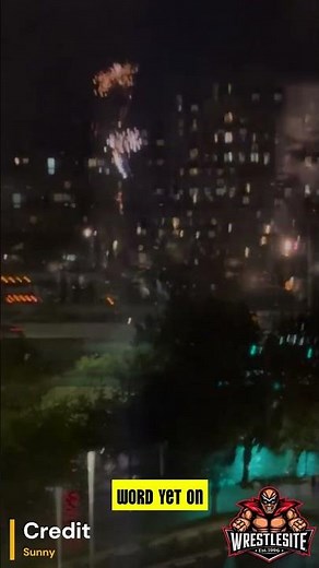 WWE Headquarters Flag Catches Fire After Hitting Power Line