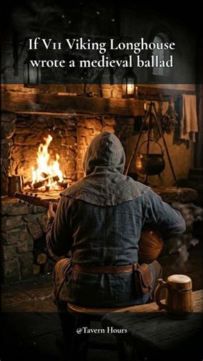 V11 Viking Longhouse Medieval Bardcore Cover - Believer #shorts
