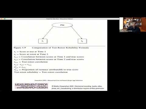 3-07 - Reliability - Computation Of Test Retest