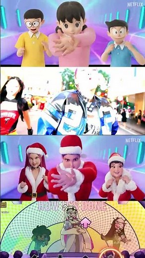 FNF How it's Done but Doremon vs Real Life - Kpop Demon Hunters