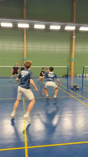 JySS Badminton Doubles by Aapo Puhakka And Miko Pitkänen #shorts #badminton #sulkapallo