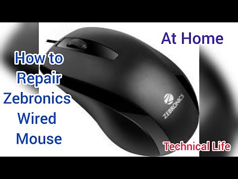 How to repair #zebronics mouse at home. #tecnical life