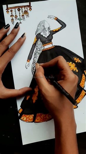 how to draw hair| #art #drawing #painting #ytshorts #trending #shorts