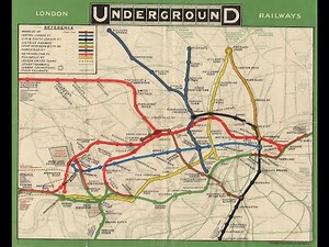 Mind the Map - London UndergrounD Railways Map, 1908