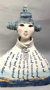 17K views · 185 reactions | Hi, my name is Jenny Chan, a ceramic artist from Hong Kong, now based in the UK. In this course, you will learn to create your own face mask using air-dried or firing clay, covering every step from rolling out clay slabs, creating temporary face molds, sculpting facial features, to decorating the mask, enabling you to craft contemporary female faces of any size. Learn more: https://www.rfr.bz/f21cdf5 | The Ceramic School | Facebook