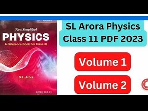 SL Arora Physics Class 11 PDF 2023