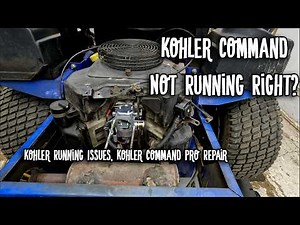 Kohler Command Pro Carburetor Cleaning Troubleshooting Rebuild Repair and Replacement Easy How To