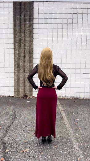 30K views · 207 reactions | ✨ Smooth, sleek, and simply stunning!  Do you prefer a classic straight style or bouncy curls? What she’s wearing from our store:�✨ Ecstasy Wig in Butterscotch�✨ Sheer Black Mesh Top�✨ Padded Rear & Hips Shaping Girdle | Glamour Boutique USA | Facebook