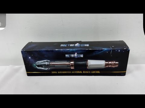 Vintage 2009 Dr Who The 11th Doctors Sonic Screwdriver Universal Remote Control -Matt Smith Doctor
